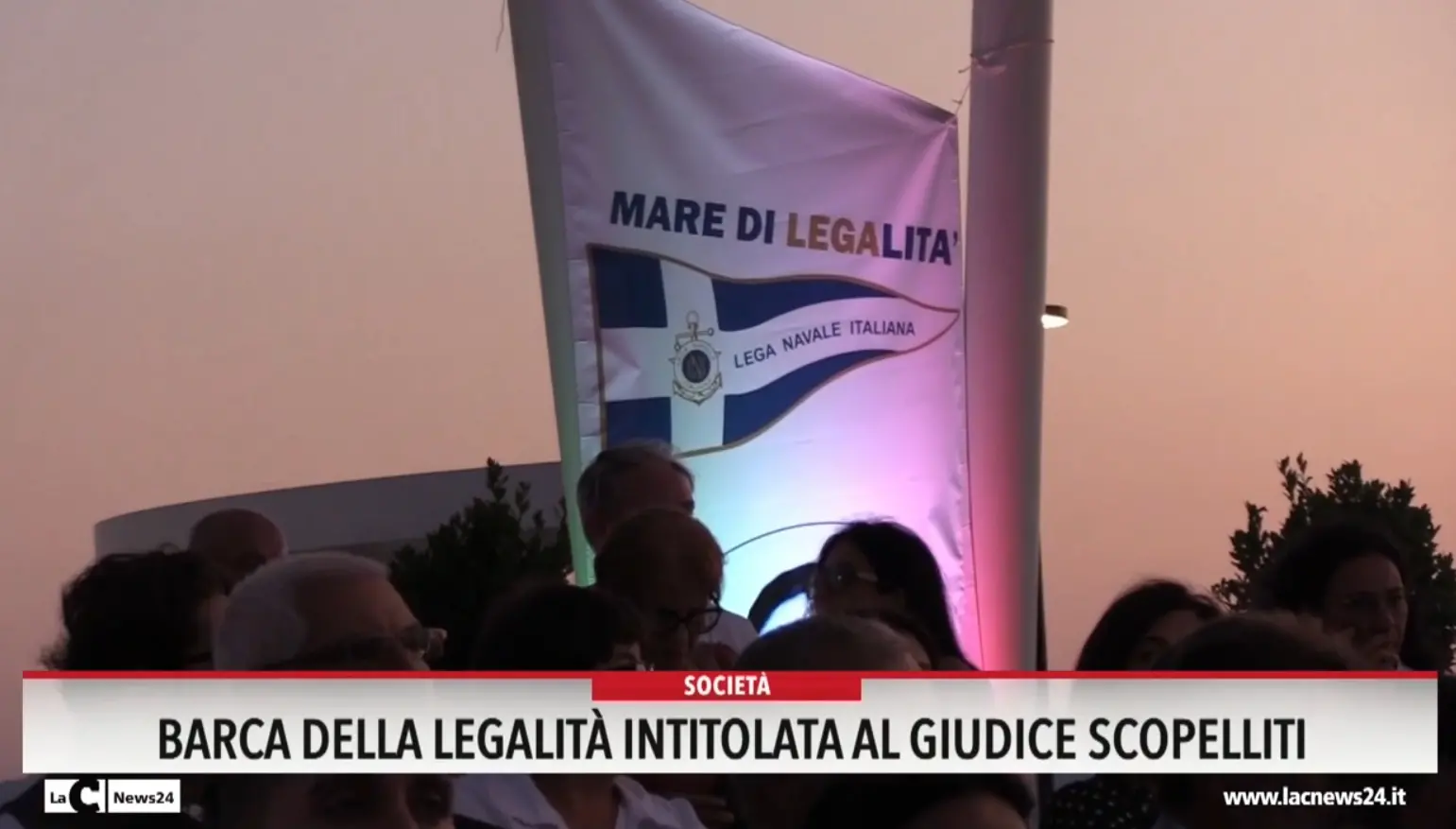 Barca della legalità intitolata al giudice Scopelliti