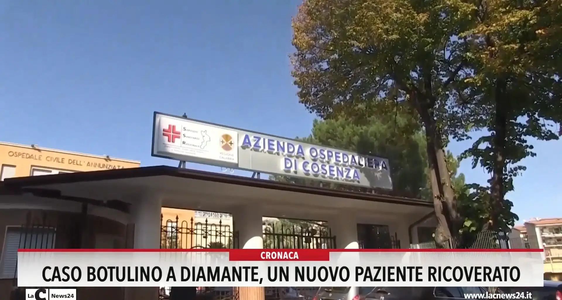 Caso Botulino a Diamante, un nuovo paziente ricoverato