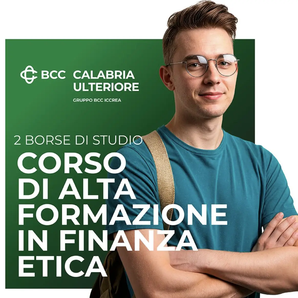 BCC della Calabria Ulteriore, due borse di studio per il Corso di Alta Formazione in Finanza Etica