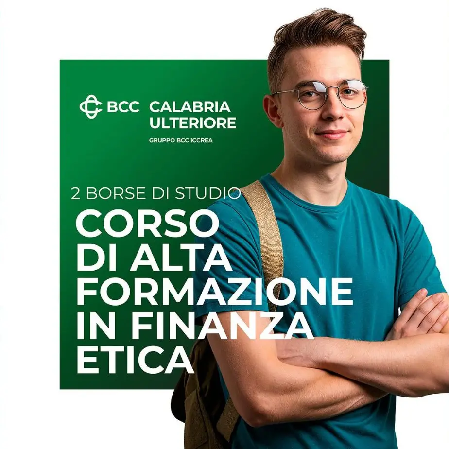 Pubblicato il bando della BCC della Calabria Ulteriore per due borse di studio in Finanza etica\n