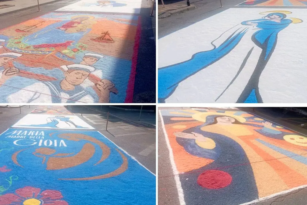 Arte, fede e tradizione: a Gioia Tauro un’infiorata e tanti eventi per la festa patronale: il clou con il concerto di Syria