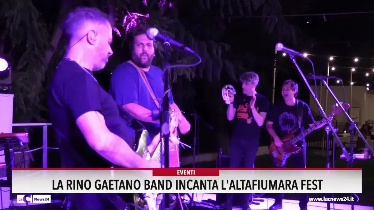 La Rino Gaetano band incanta l'Altafiumara Fest