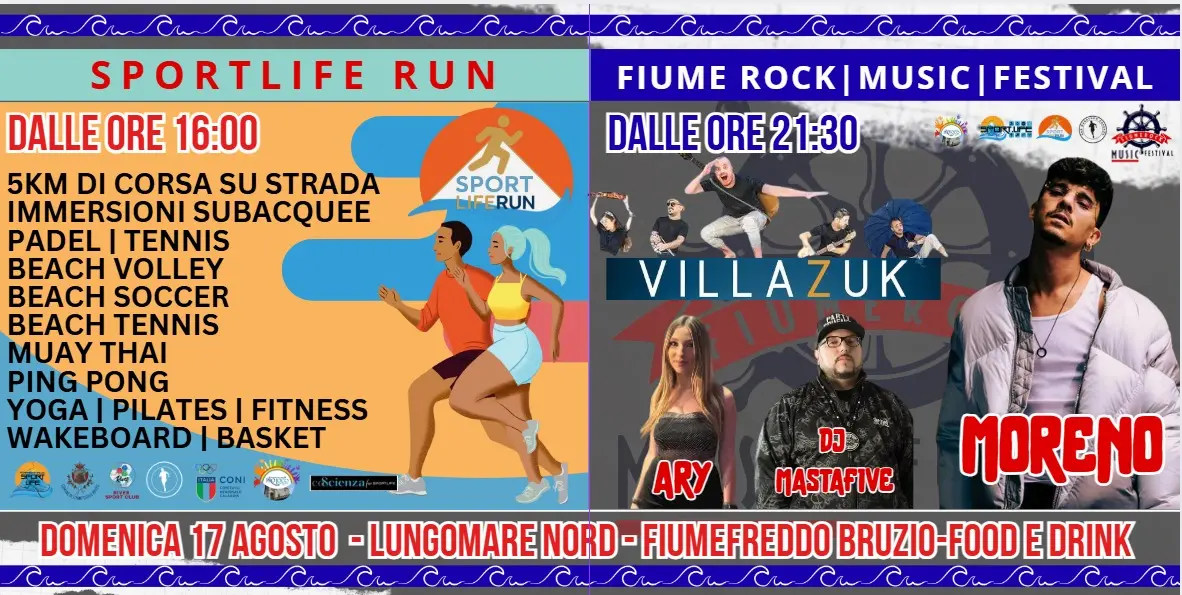 Fiumefreddo Bruzio, il 17 agosto il Fiume Rock Music Festival accende il lungomare nord