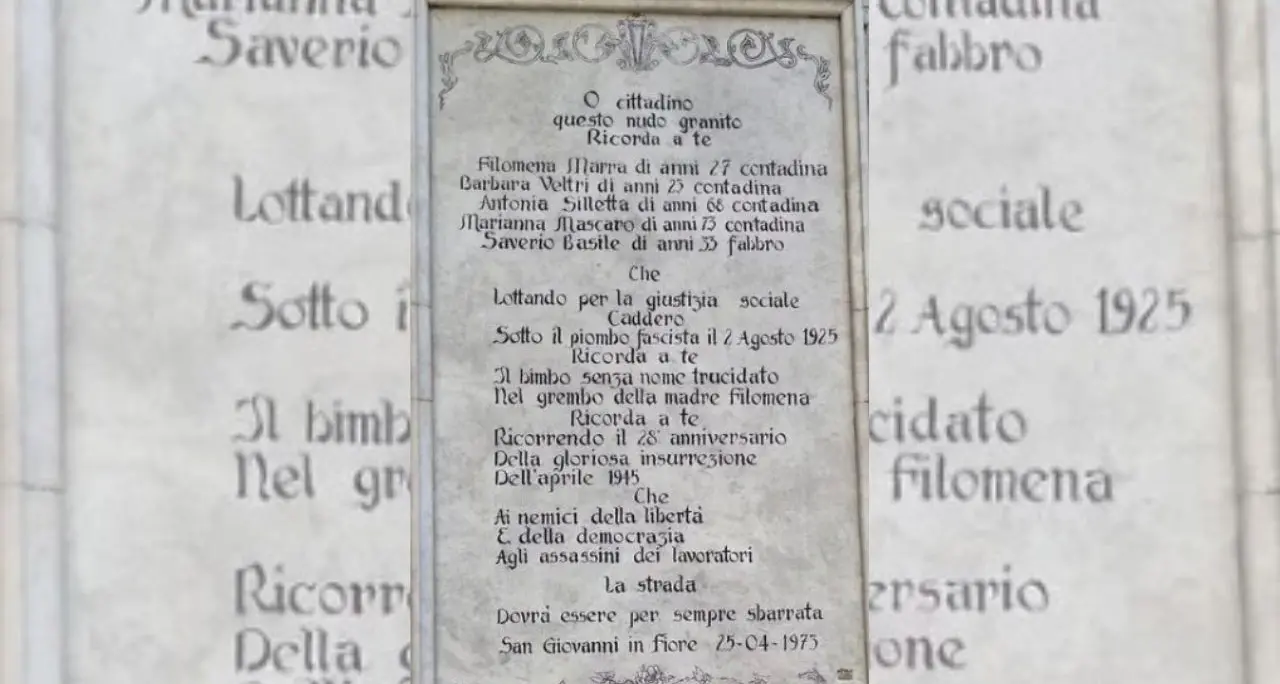 San Giovanni in Fiore, cento anni fa la strage fascita nel sagrato dell’Abbazia Florense che costò la vita a 5 persone\n