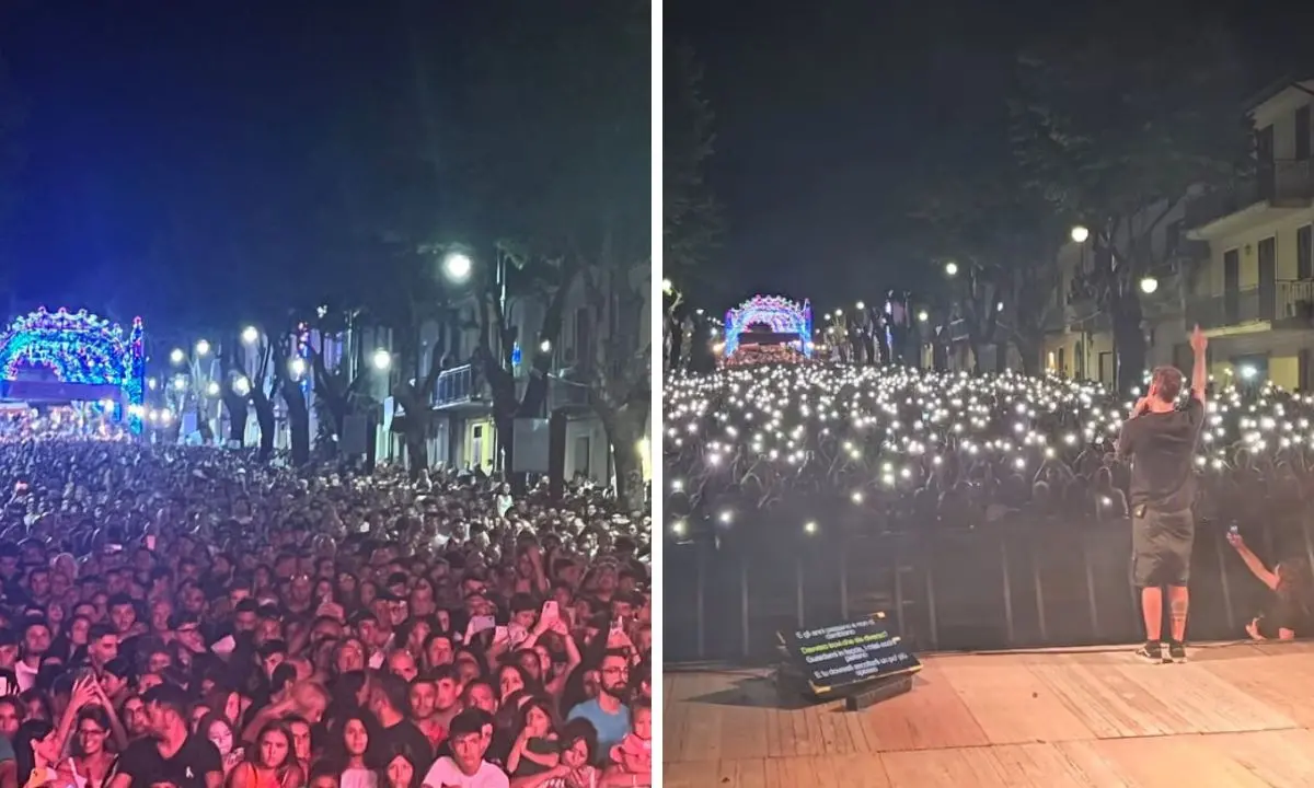 Cittanova, migliaia di presenze per la Festa nazionale dello Stocco: super ospite della serata Fedez\n
