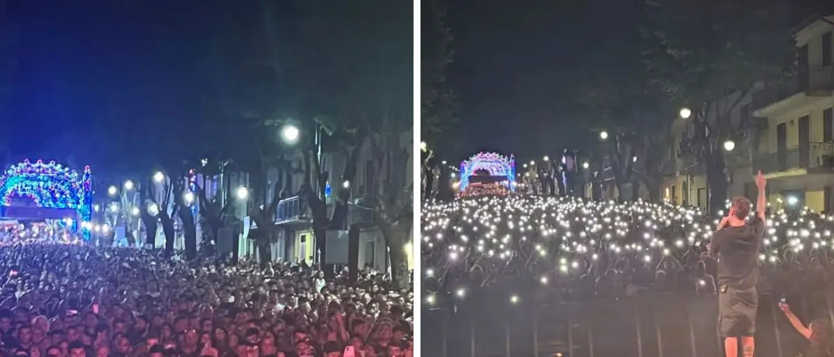 Cittanova, migliaia di presenze per la Festa nazionale dello Stocco: super ospite della serata Fedez\n