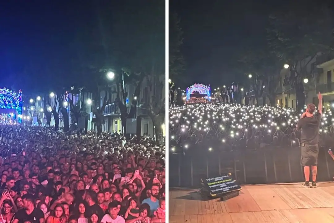 Cittanova, migliaia di presenze per la Festa nazionale dello Stocco: super ospite della serata Fedez\n