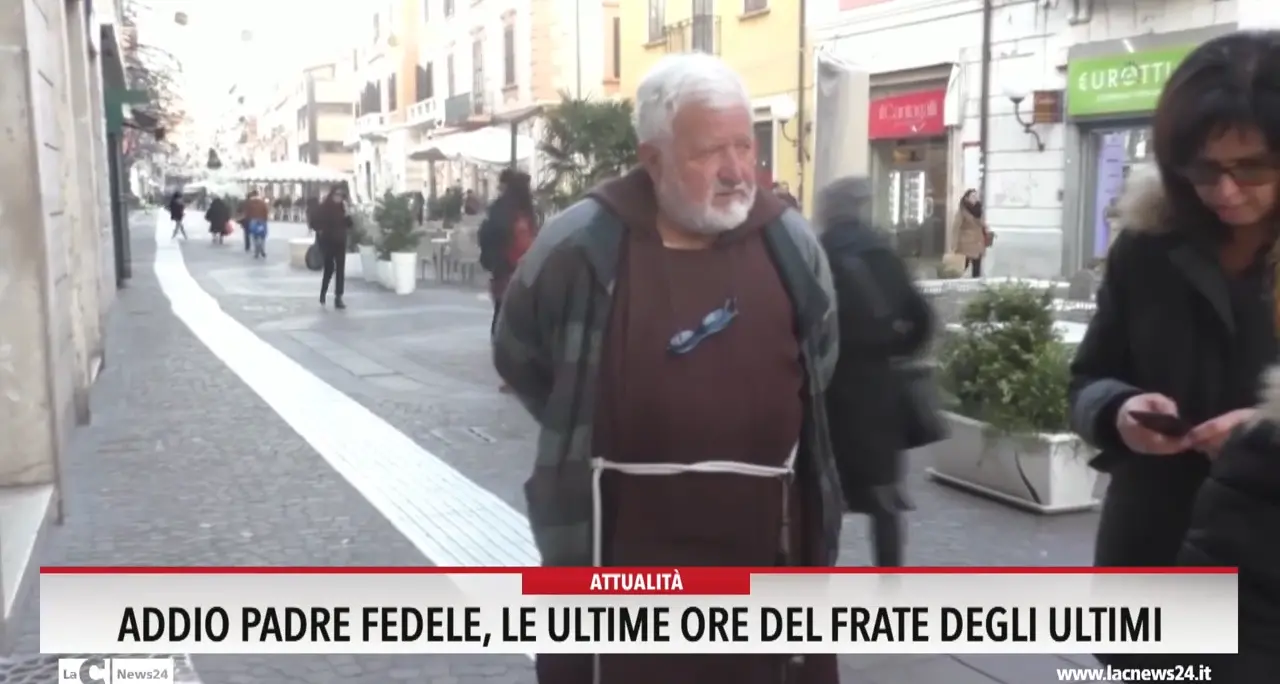 Addio Padre Fedele, le ultime ore del frate degli ultimi