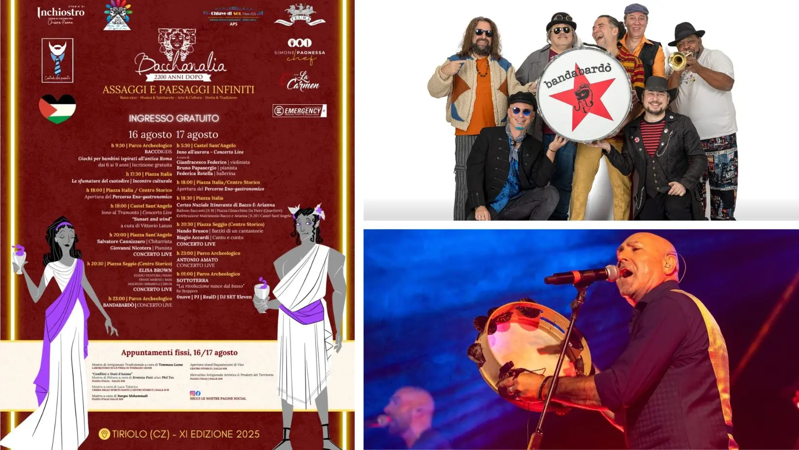 A Tiriolo tutto pronto per la due giorni di “Bacchanalia, 2200 anni dopo”, il festival dedicato al dio del vino\n