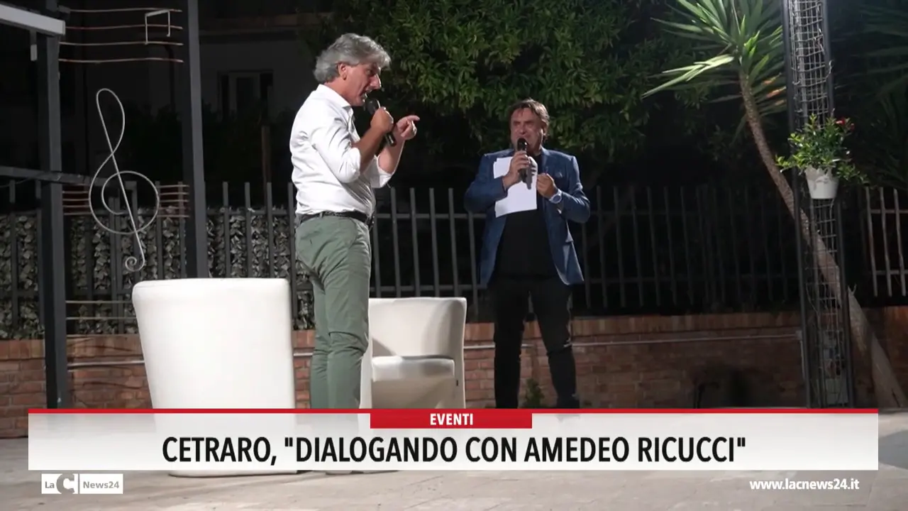Cetraro, \"Dialogando con Amedeo Ricucci\"
