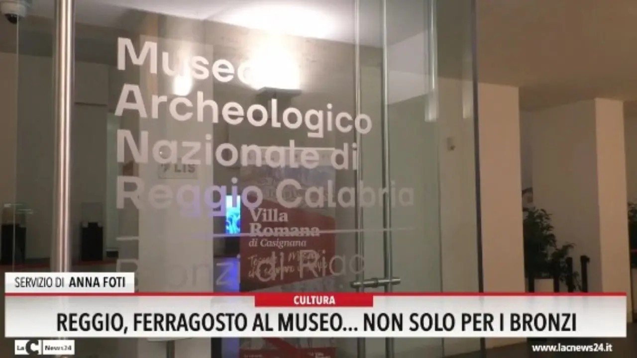 Reggio, ferragosto al museo non solo per i Bronzi