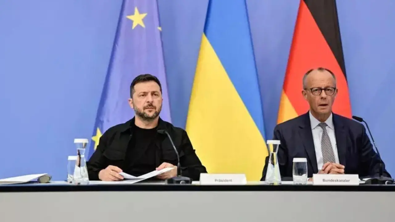 Zelensky e Mertz (Foto Ansa)