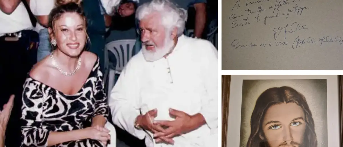Morte di Padre Fedele, Luana Borgia: «Ho il cuore a pezzi, era un uomo buono che mi cambiò la vita»