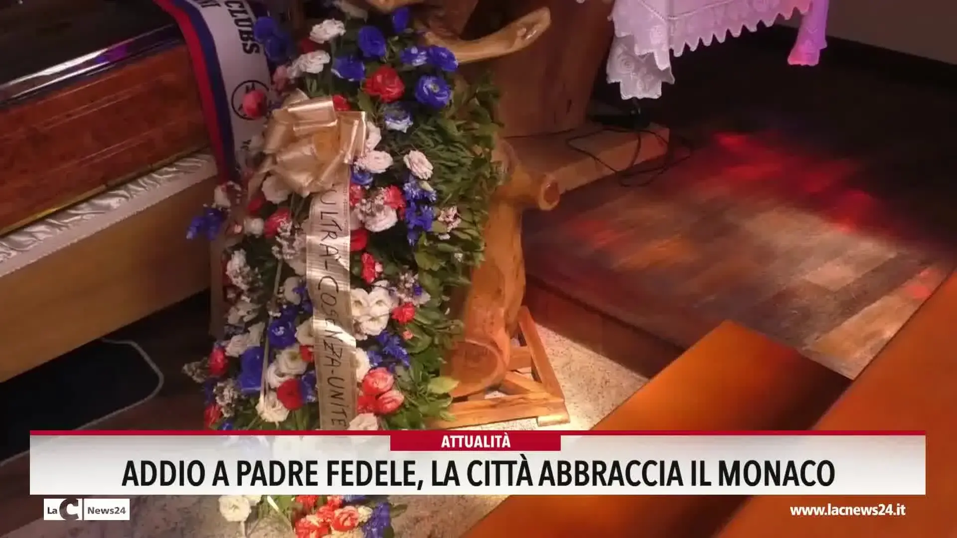 Addio a Padre Fedele, la città abbraccia il monaco