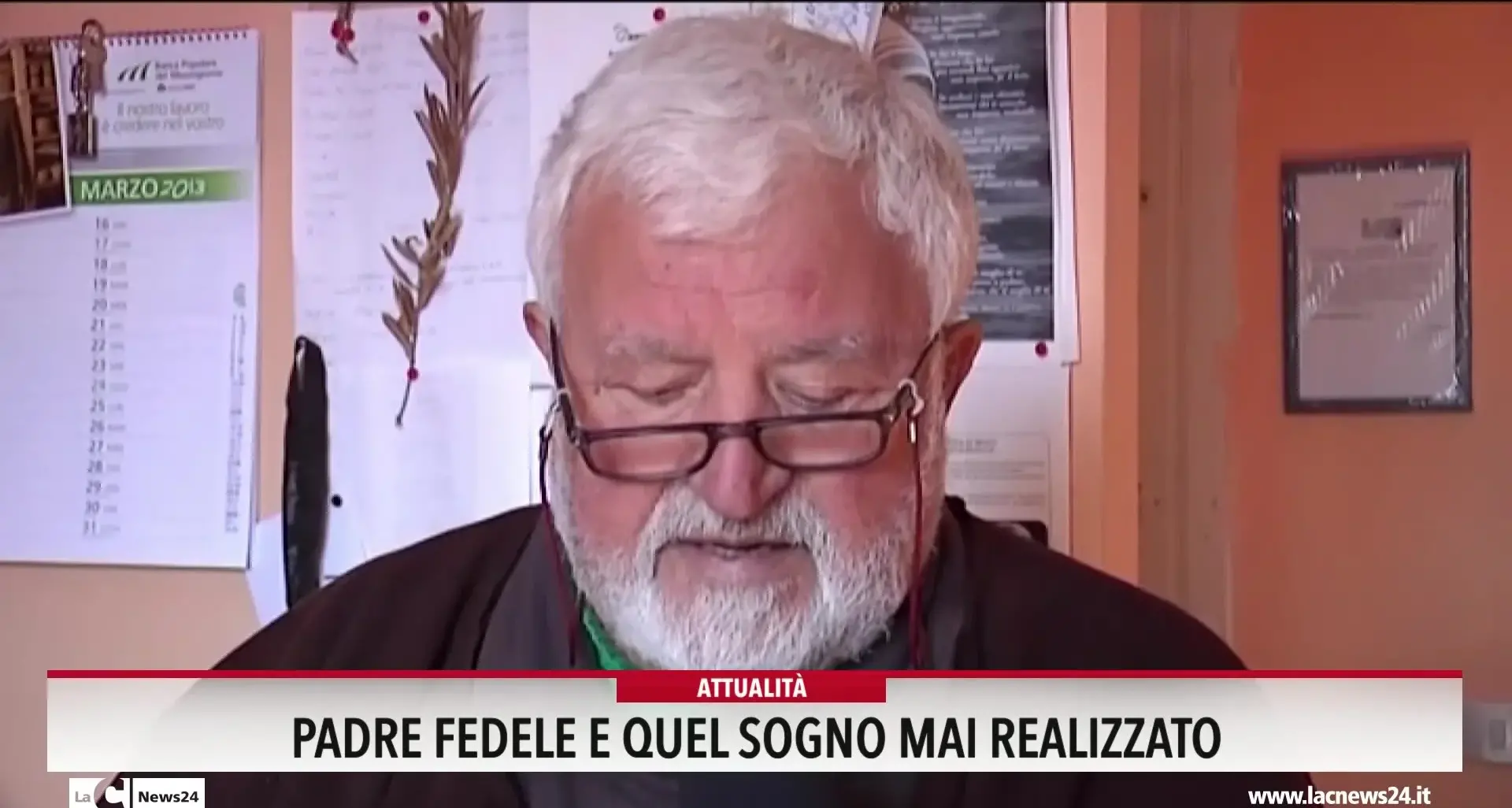 Padre Fedele e quel sogno mai realizzato