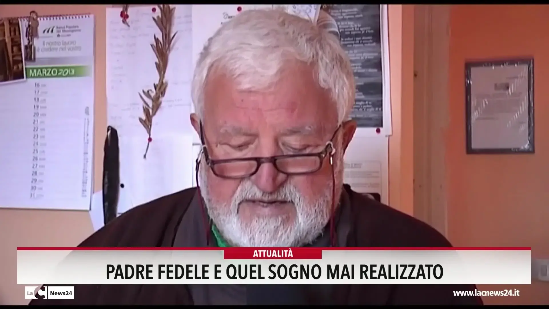 Padre Fedele e quel sogno mai realizzato