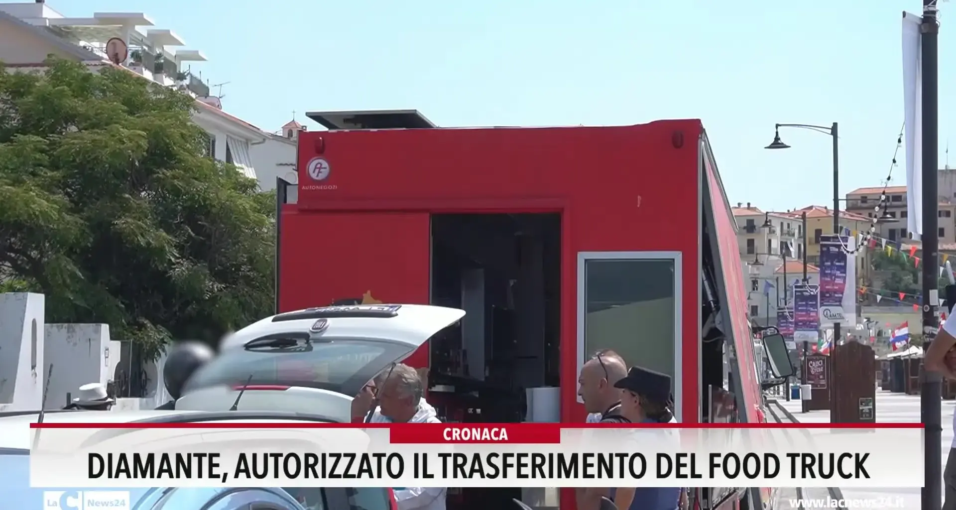 Diamante, autorizzato il trasferimento del food truck