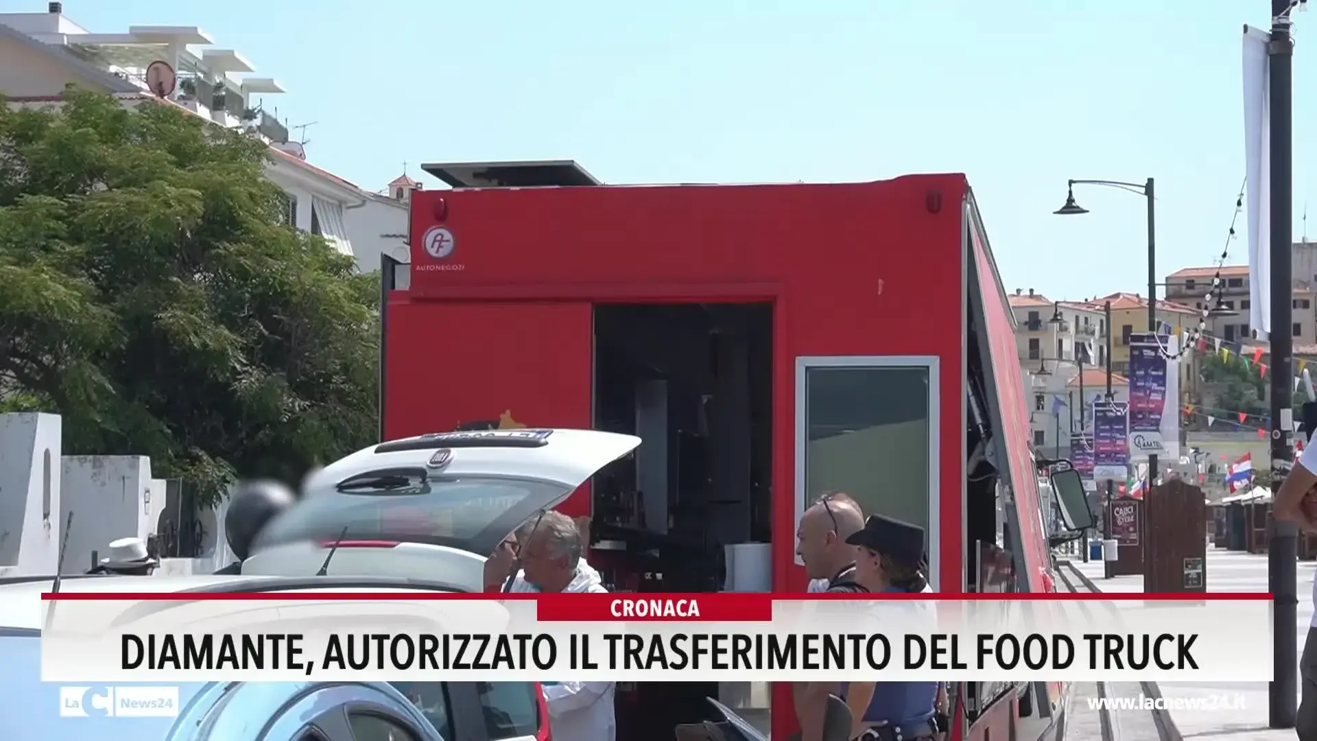 Diamante, autorizzato il trasferimento del food truck