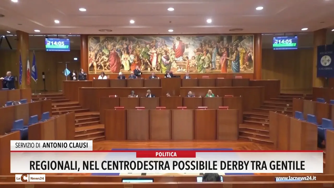 Regionali, nel centrodestra possibile derby tra Gentile