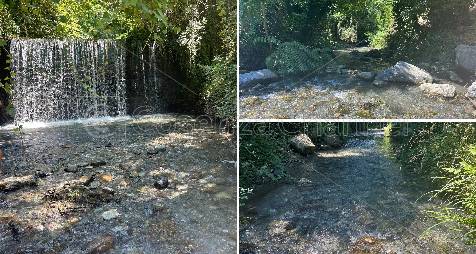 Le gelide cascate di Fiume di Mare, a Fiumefreddo Bruzio il\u00A0rimedio naturale al caldo torrido