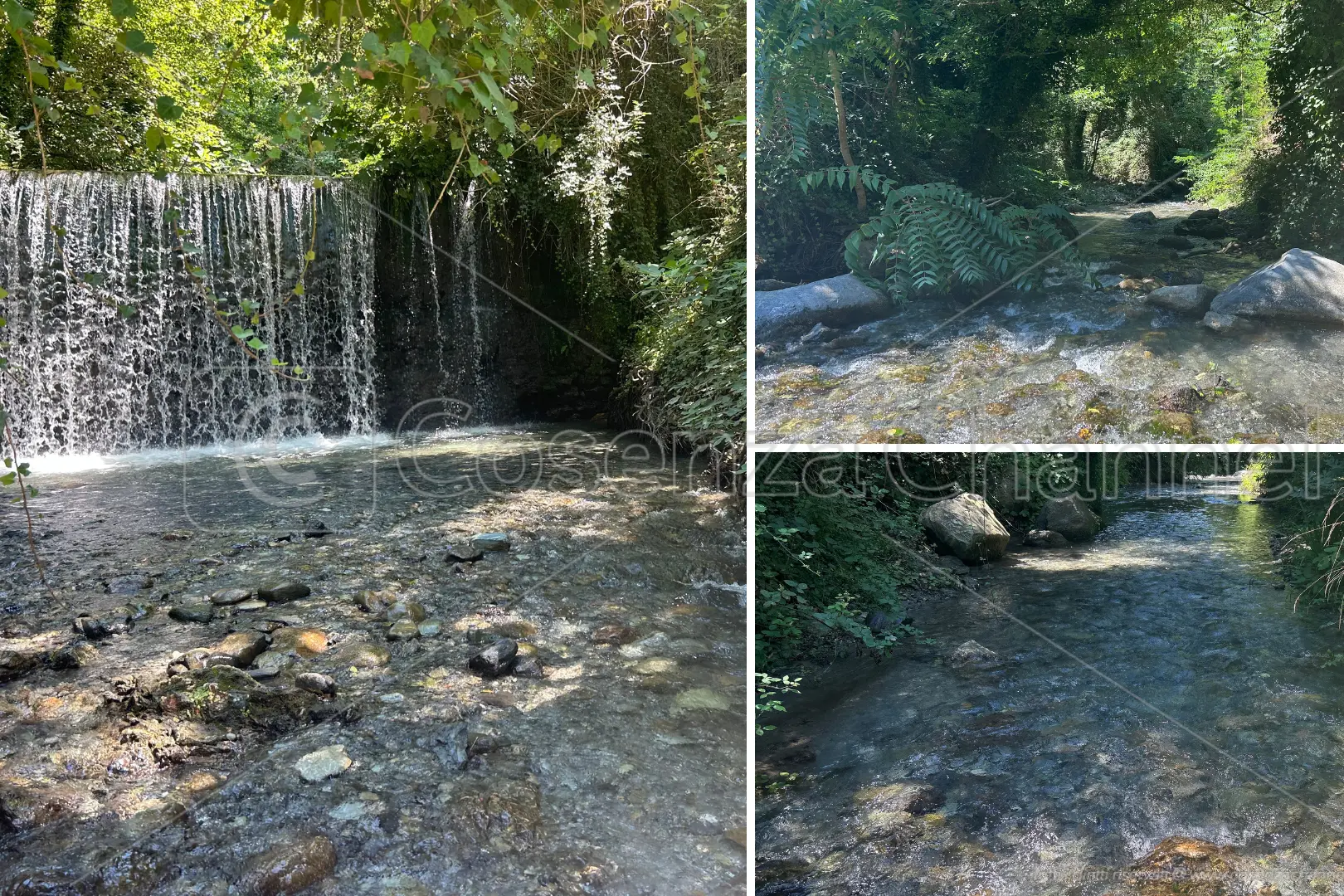 Le gelide cascate di Fiume di Mare, a Fiumefreddo Bruzio il\u00A0rimedio naturale al caldo torrido