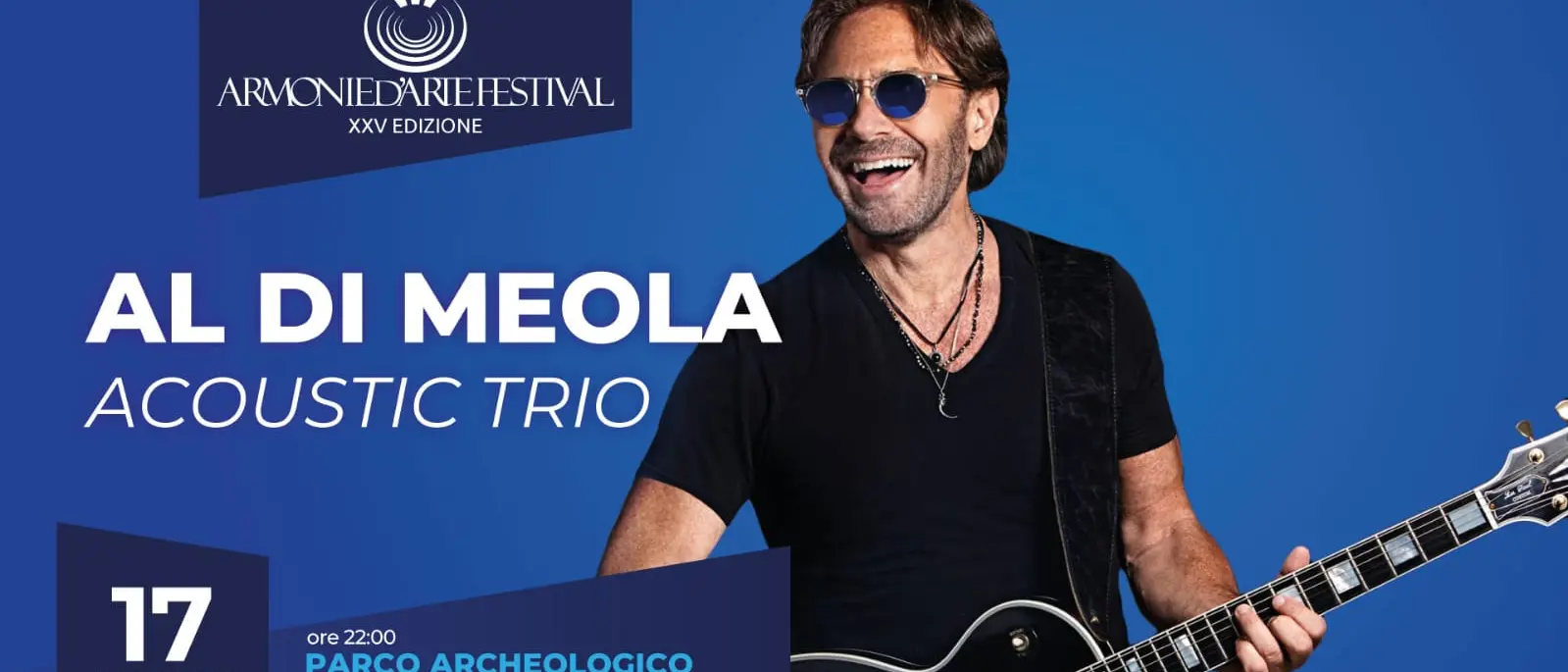 Una leggenda della chitarra a Borgia: il 17 agosto all’Armonie d’arte Festival arriva Al Di Meola\n