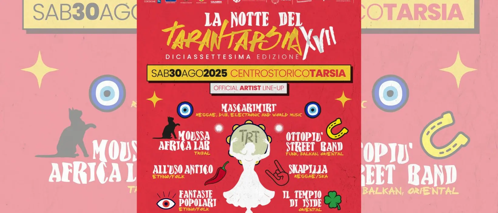 Tarsia si accende per la 17esima Notte del Tarantarsia: suoni, danze e identità dal mondo\n