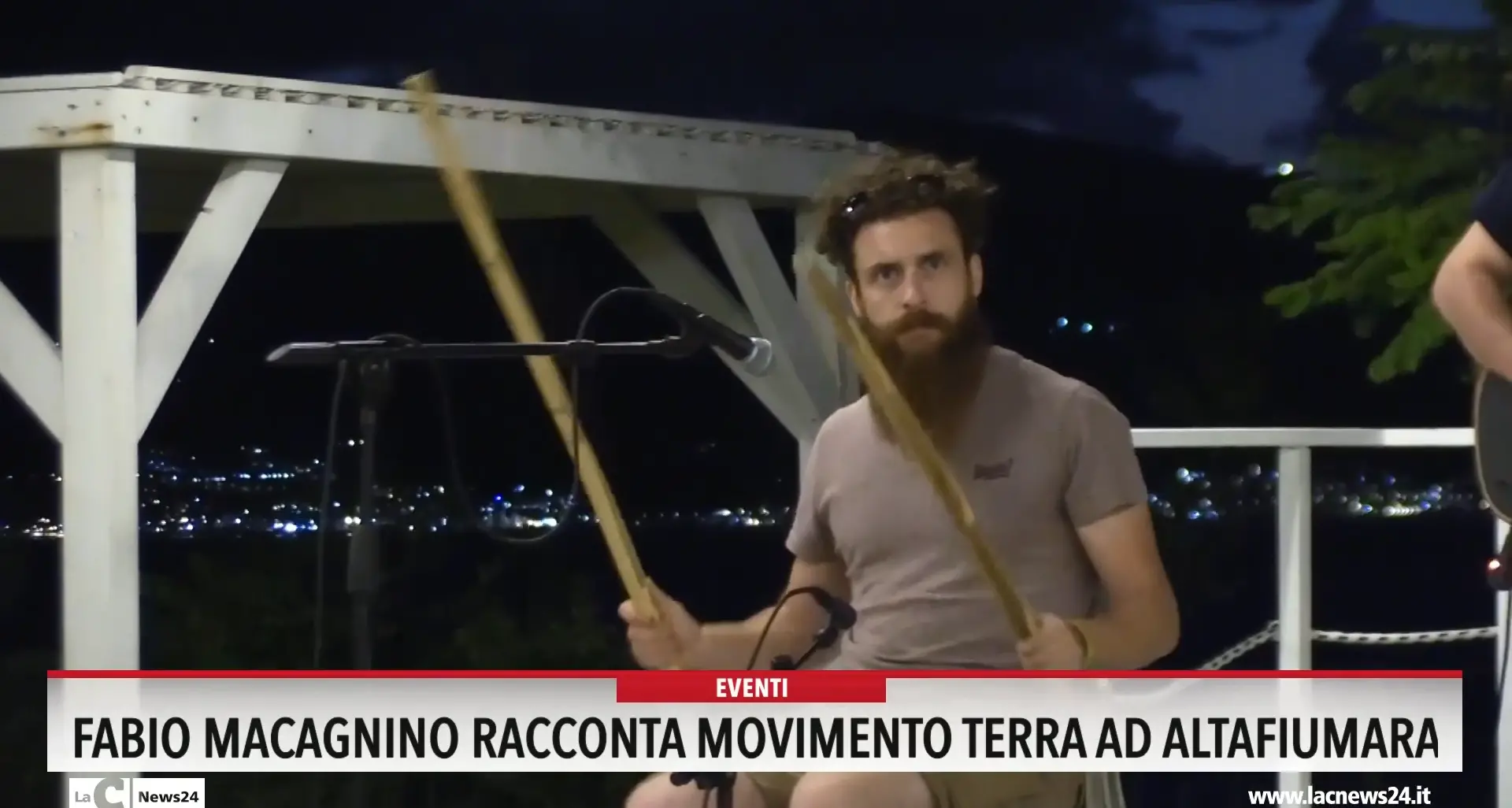 Fabio Macagnino racconta Movimento Terra ad Altafiumara