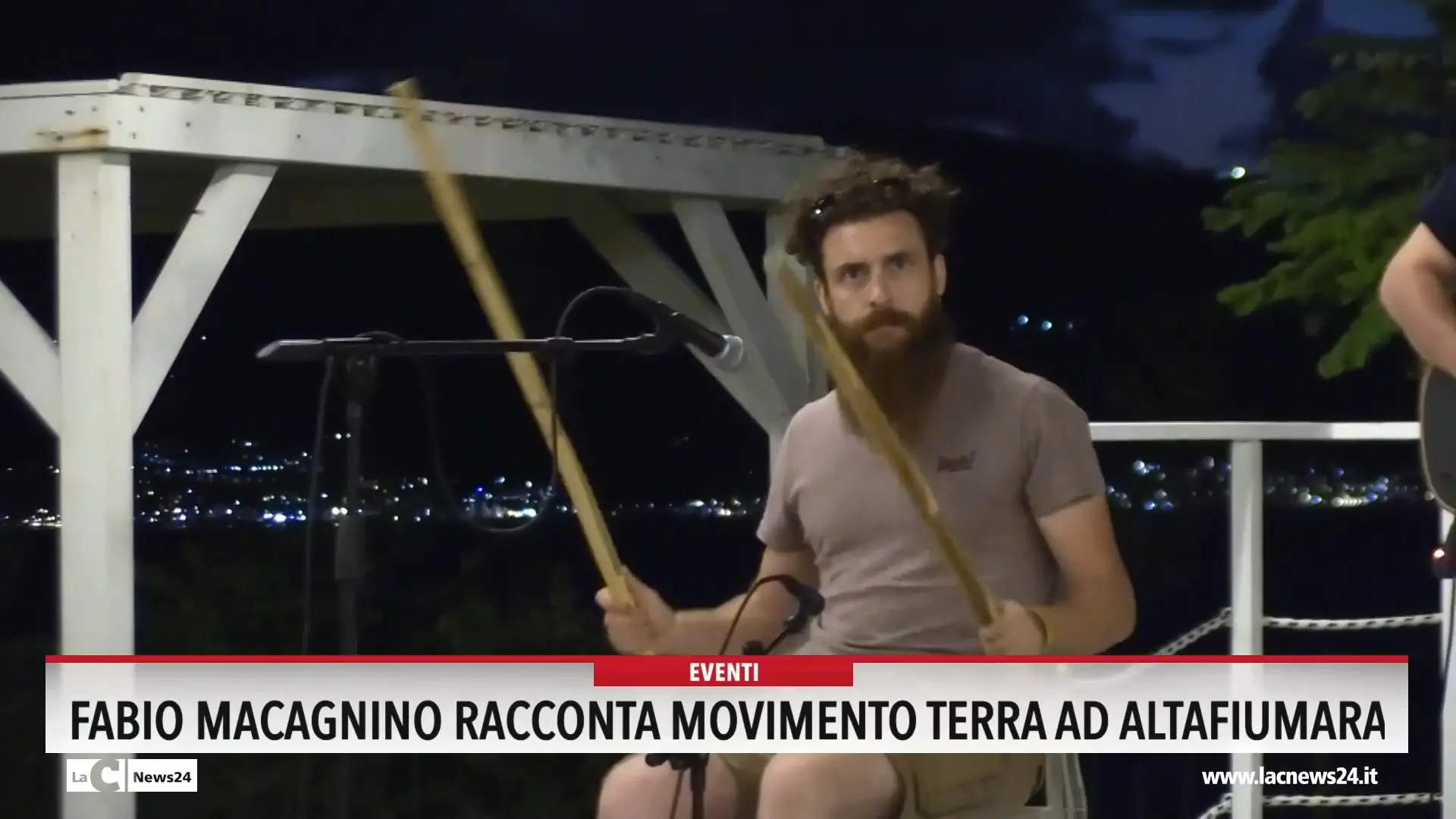 Fabio Macagnino racconta Movimento Terra ad Altafiumara