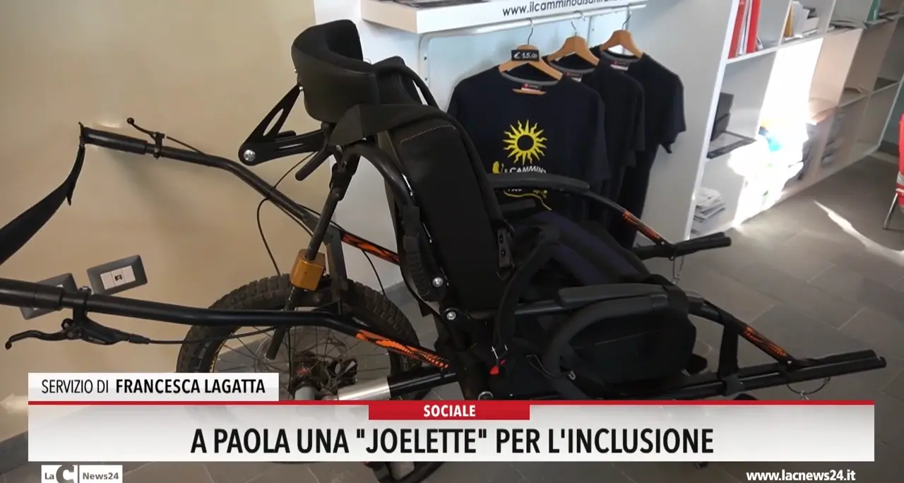 A Paola una joelette per l'inclusione