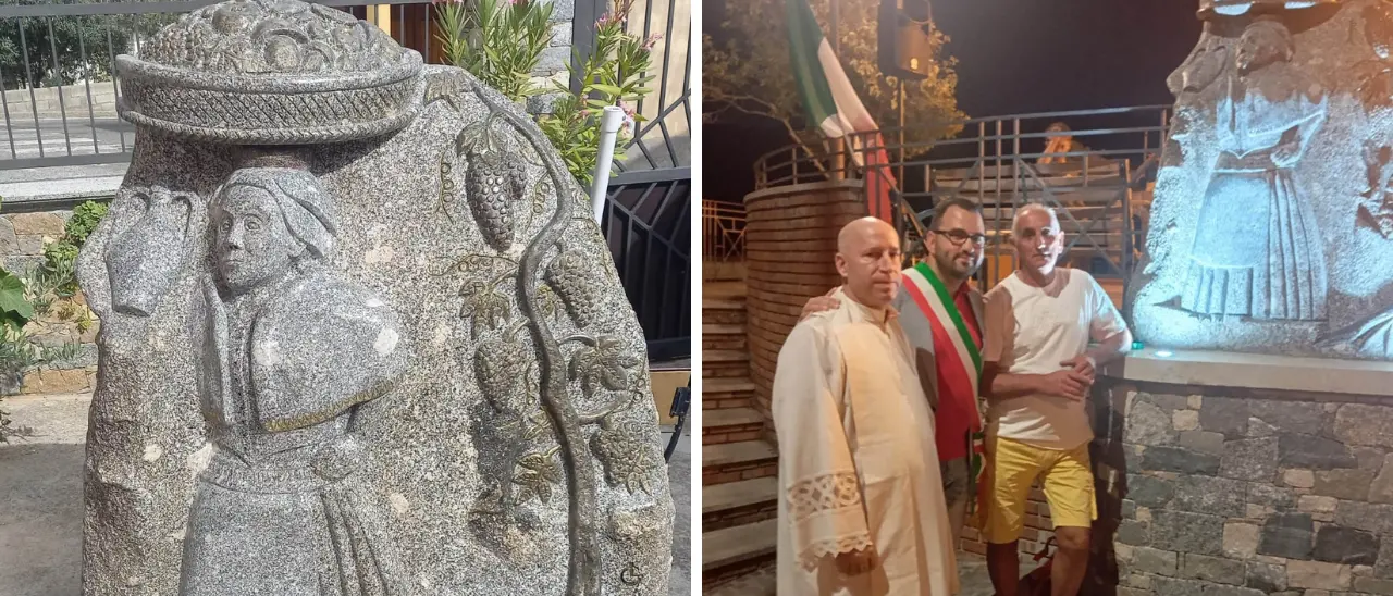 Petilia, inaugurata\u00A0la scultura di Luciano Garofalo: un inno alla forza femminile e alla tradizione calabrese\n