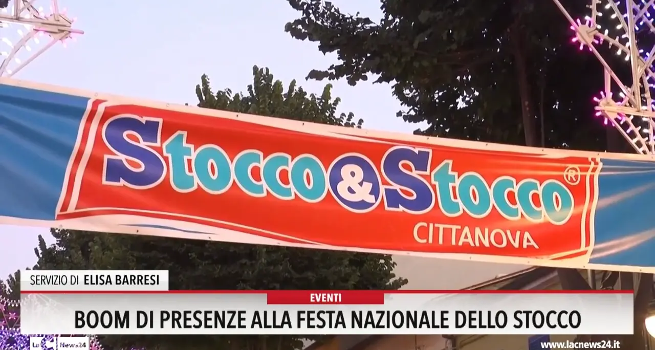 Boom di presenze alla Festa nazionale dello stocco