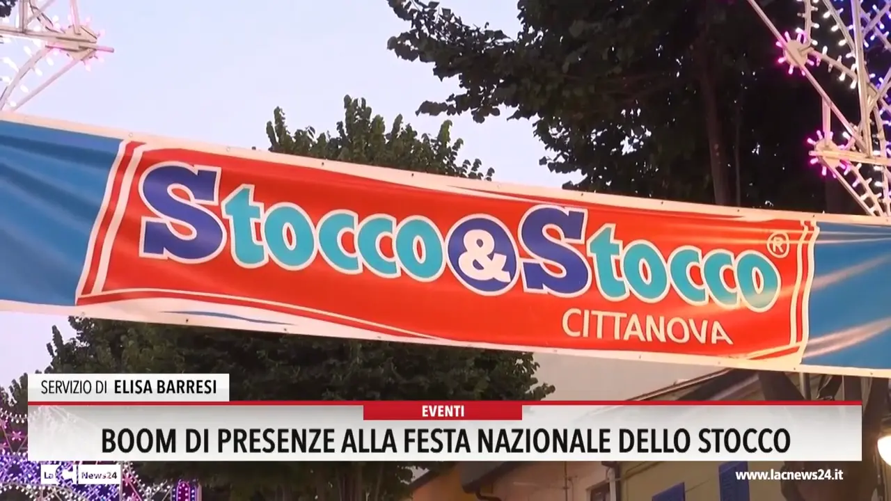 Boom di presenze alla Festa nazionale dello stocco