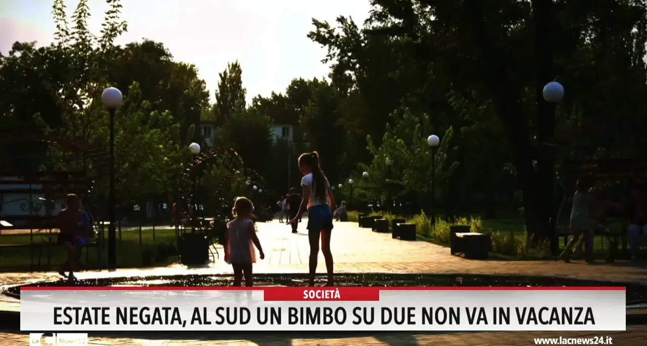 Estate negata, al Sud un bimbo su due non va in vacanza