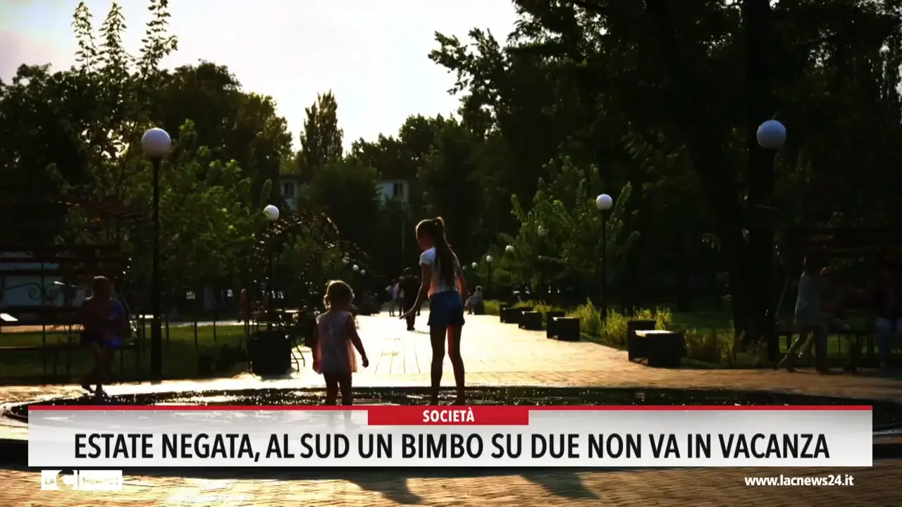Estate negata, al Sud un bimbo su due non va in vacanza