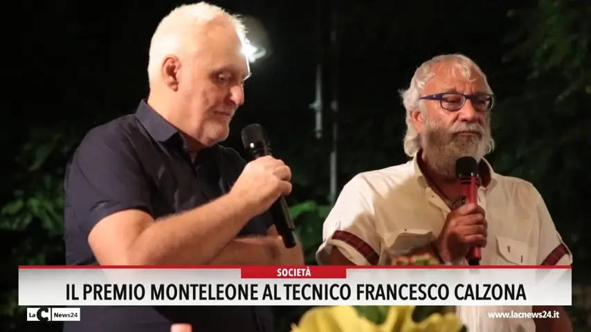 Il Premio Monteleone al tecnico Francesco Calzona