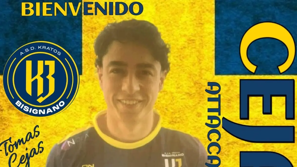 Promozione, colpo in attacco per il Kratos Bisignano: ecco l’argentino\u00A0Cejas\n