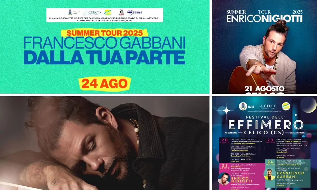 Celico celebra 15 anni di Festival dell’Effimero\n