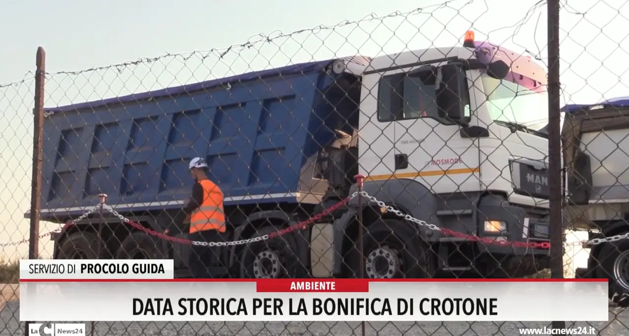 Data storica per la bonifica di Crotone