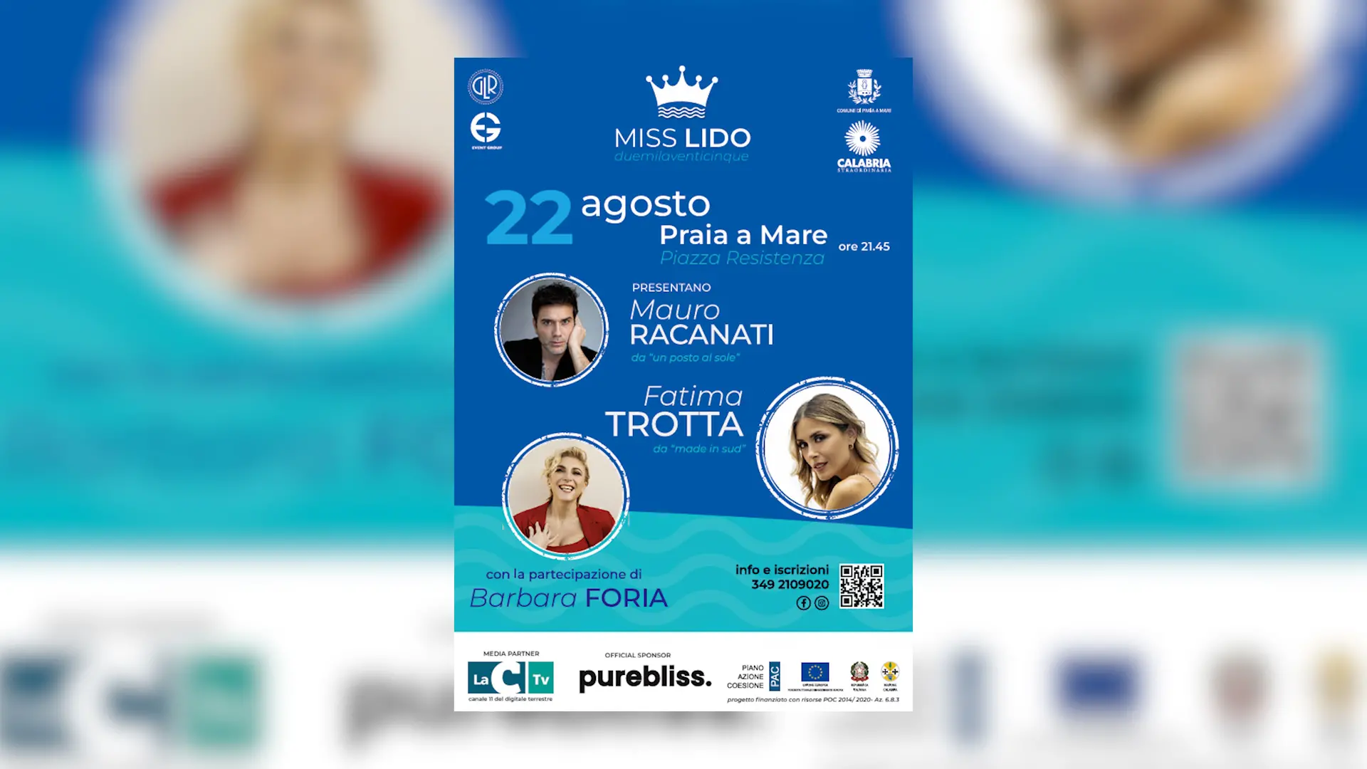 Miss Lido 2025: a Praia a Mare una finale tra bellezza, spettacolo e identità calabrese\n