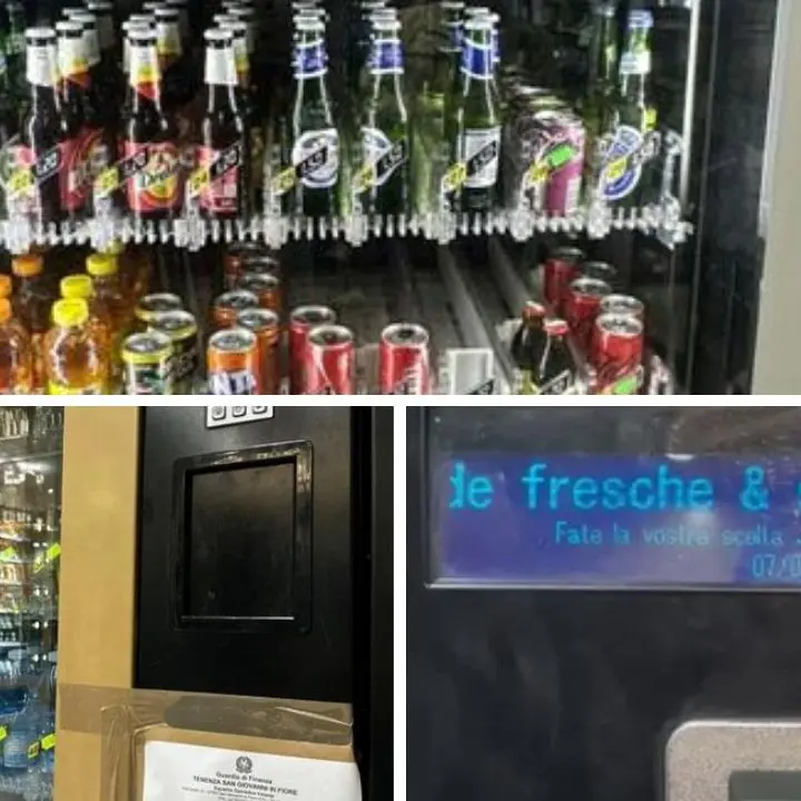 Sequestrati due distributori automatici di alcolici a San Giovanni in Fiore: maxi multa da 10mila euro