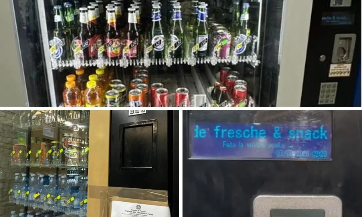 Sequestrati due distributori automatici di alcolici a San Giovanni in Fiore: maxi multa da 10mila euro