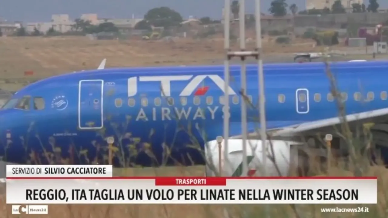 Reggio, Ita taglia un volo per Linate nella Winter Season