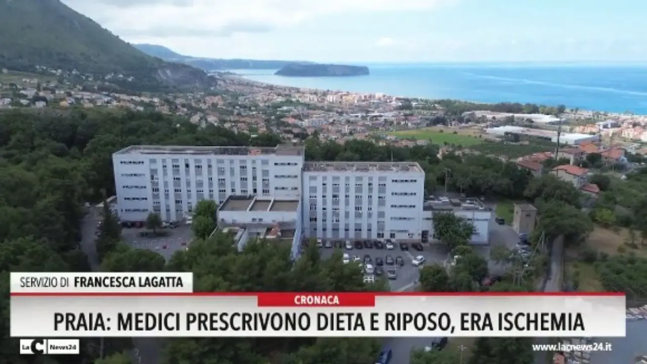 Praia: medici prescrivono dieta e riposo, era ischemia