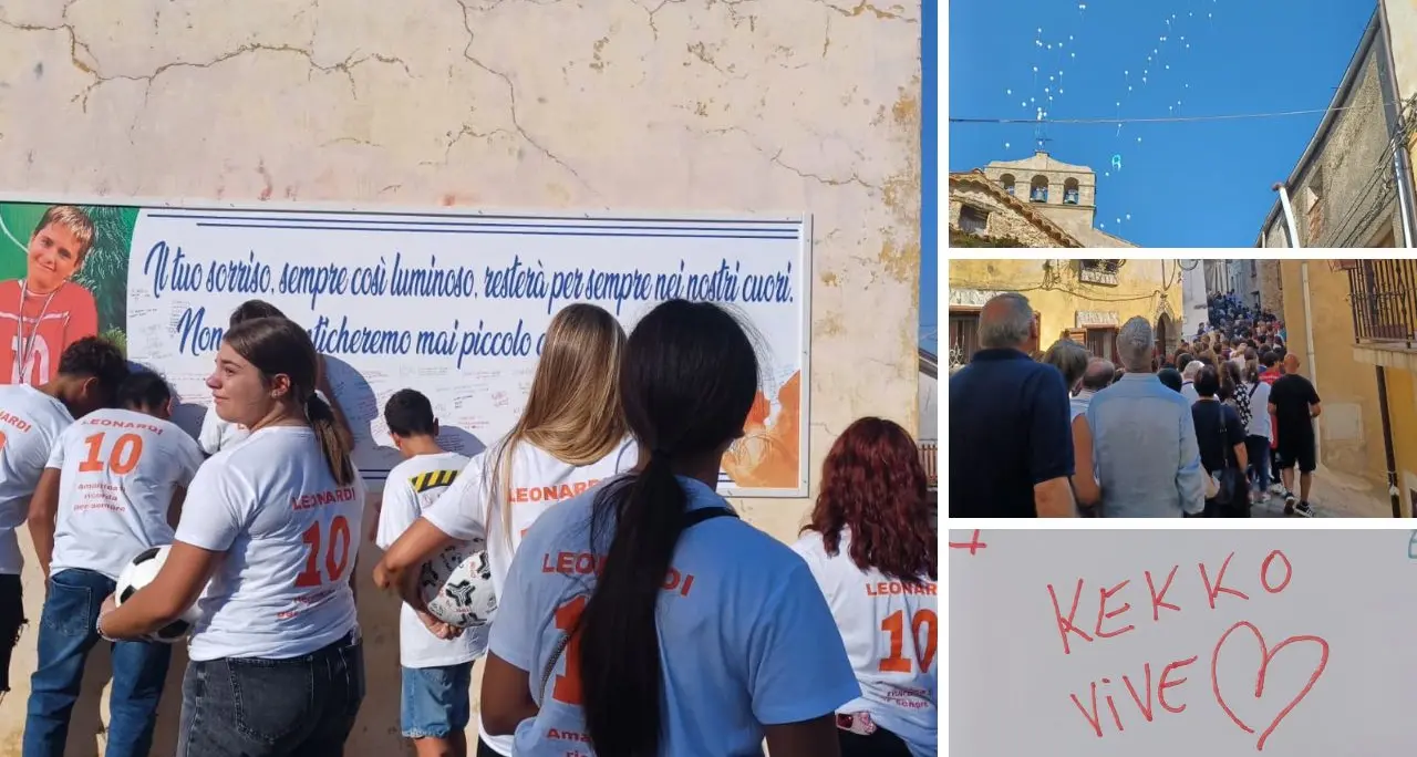 Palloncini bianchi sul cielo di Lattarico: straziante l’ultimo saluto a Francesco Leonardi\n