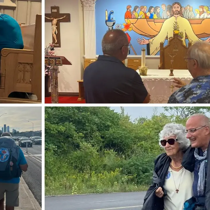 Cinquecento chilometri a piedi da Ottawa a Toronto: la nuova impresa di don Santo Borrelli\n