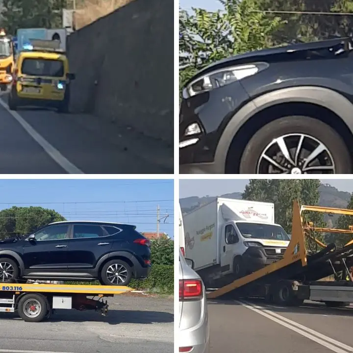Incidente a Fuscaldo: scontro tra un SUV e un camioncino\u00A0sulla Statale 18