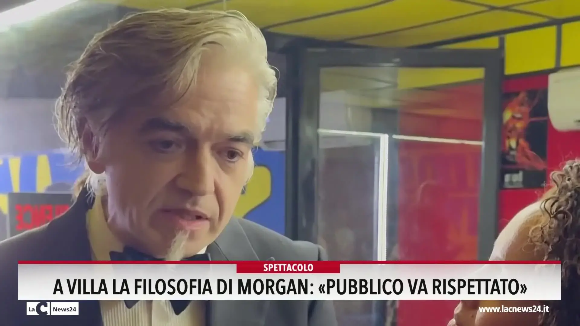 A Villa la filosofia di Morgan: «Il pubblico va rispettato»