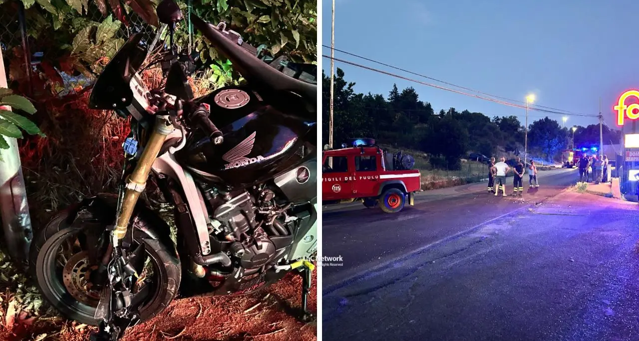 Ennesimo\u00A0incidente ad Acri, scontro tra moto e auto. Ferito un centauro\n