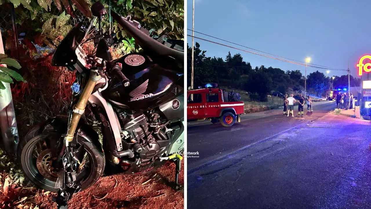 Ennesimo\u00A0incidente ad Acri, scontro tra moto e auto. Ferito un centauro\n